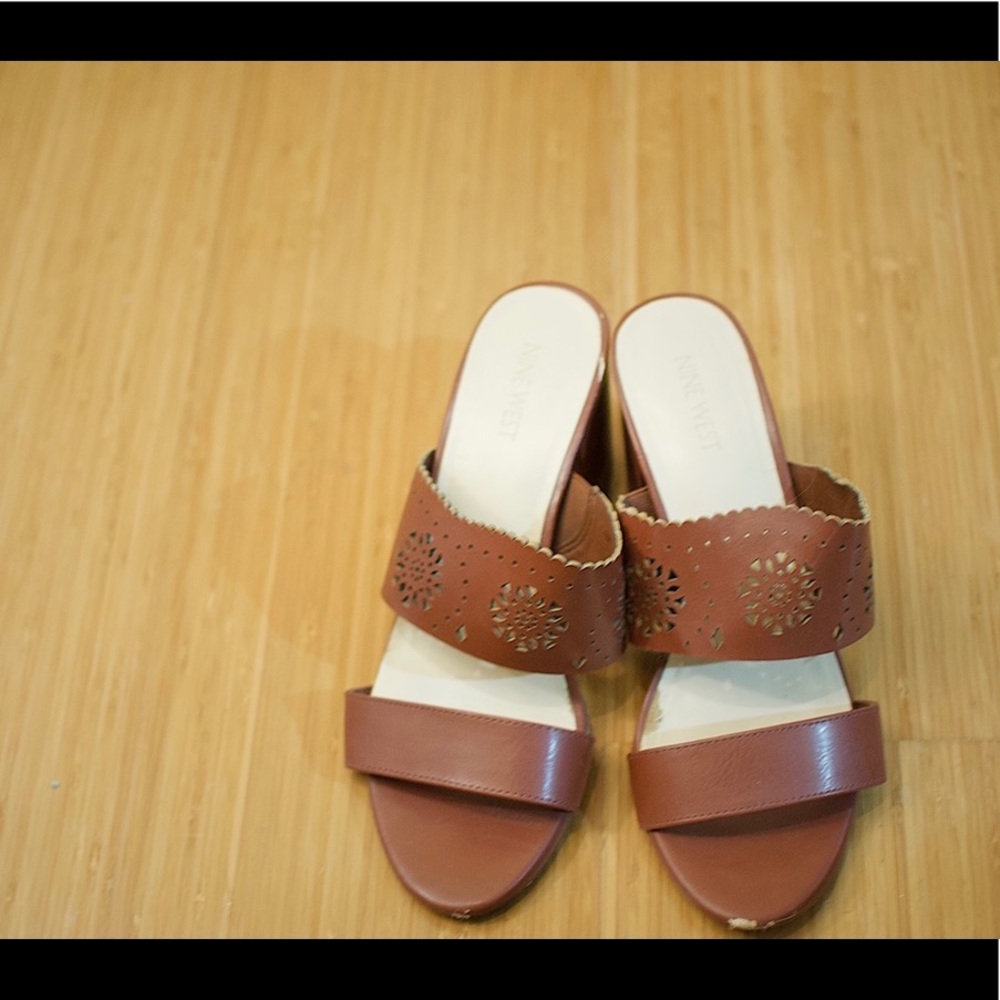 Nine West Women’s brown sandals Size10M